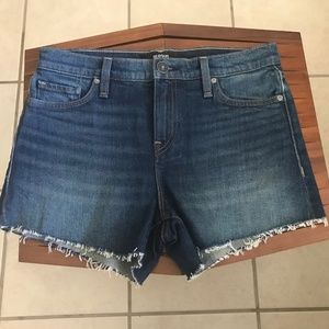 Hudson Gemma Mid Rise Cut-Off Shorts Size 25 NWT